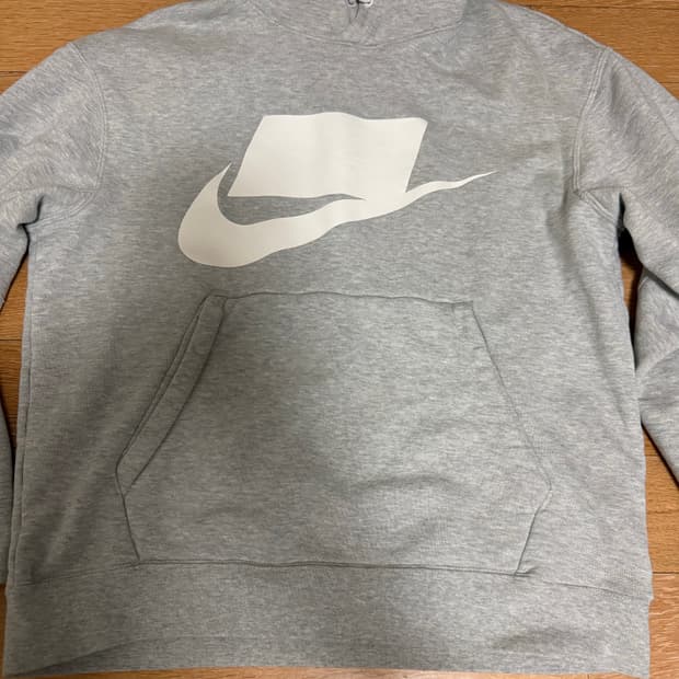 나이키 회색 후드티 S M