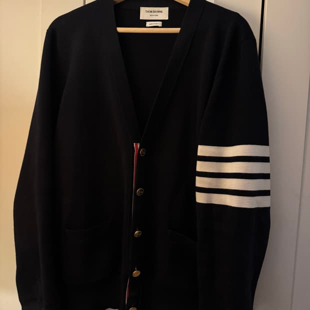 [정품] 톰브라운 밀라노 스티치 금장 가디건 4사이즈