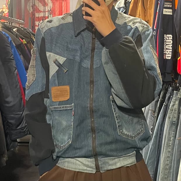 [IM] 리바이스 리메이크 데님 카라 자켓