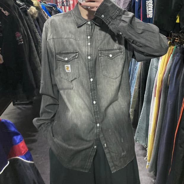 [IM]칼하트 긴팔셔츠 그레이