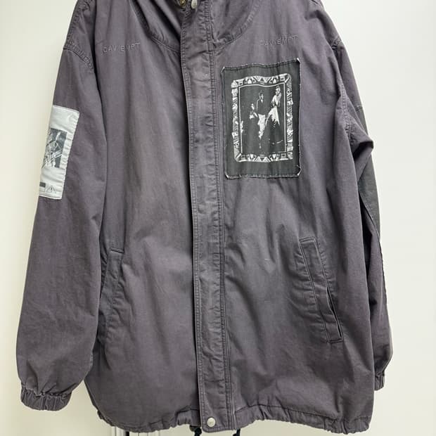 카브엠트 패치 밀리터리 후드 파카