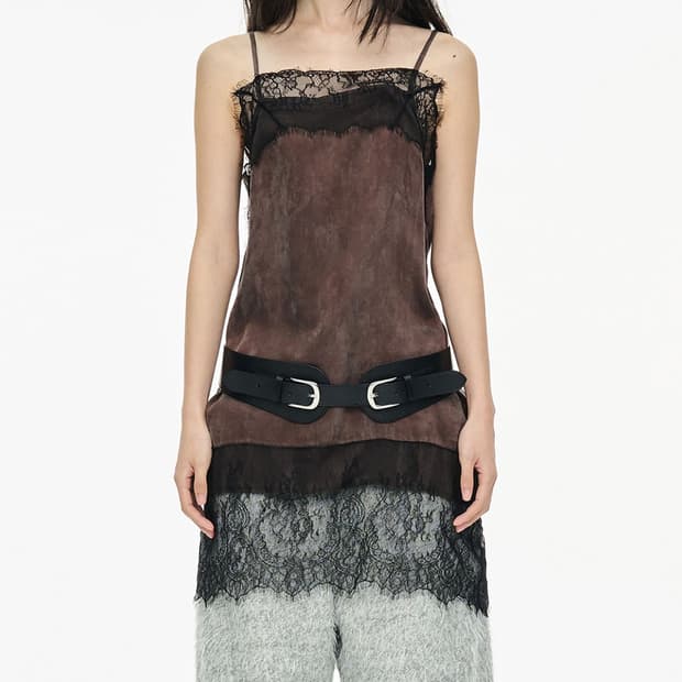 세릭 레이스 슬립 드레스 lace slip dress