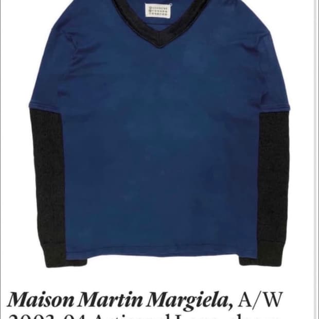 마르지엘라 아티저널 니트 롱슬리브 2사이즈