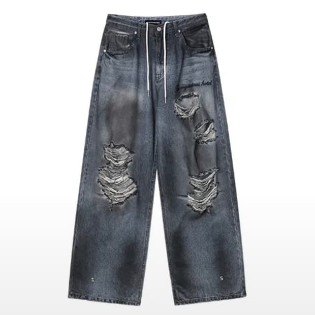 미스테리어스호텔 더티워시드 데님 2size