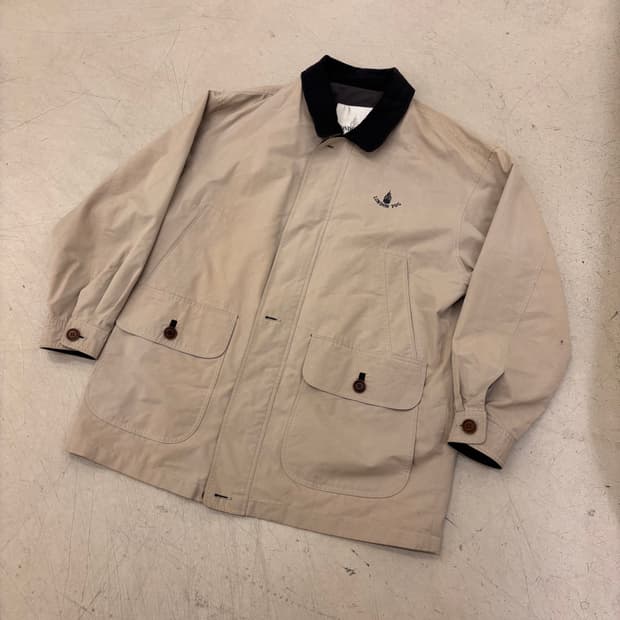런던포그 베이지 코튼 자켓