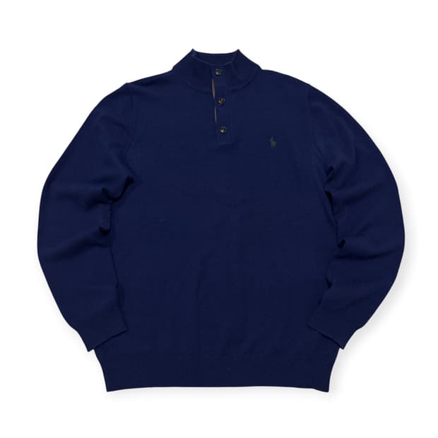 폴로 랄프로렌 wool 니트 네이비 XL 18/20