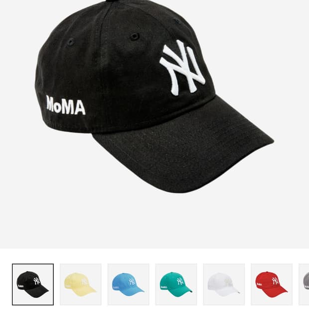 뉴에라 x 모마 뉴욕 앙키즈 볼캡 새상품 크림택o