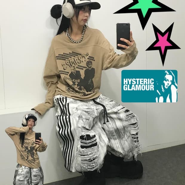 🎸 히스테릭글래머 X 더 크램프스 콜라보 롱슬리브 🎸