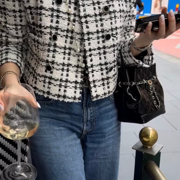 카디얼레드 트위드자켓