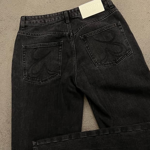 글로니 흑청 팬츠 처분 