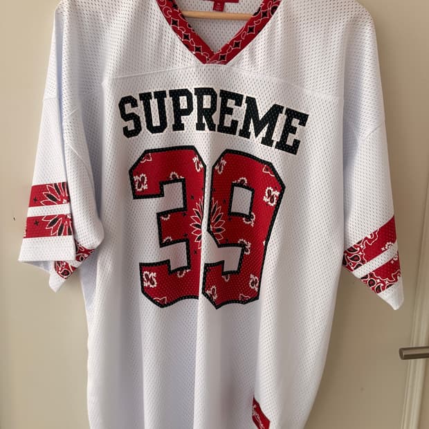슈프림(Supreme) 반다나 풋볼 저지 -25SS