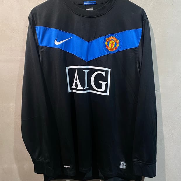 09-10 맨체스터유나이티드 비디치 긴팔 어웨이 유니폼