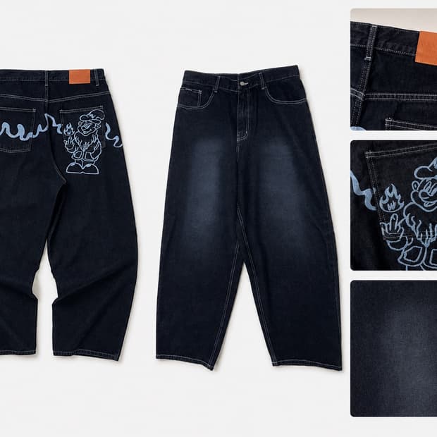 DWARF DENIM PANTS (DENIM)