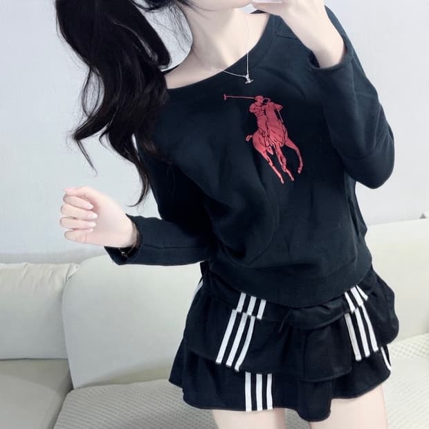 🐰폴로 랄프로렌 빅포니 공주 슬리브 긴팔🪽💗