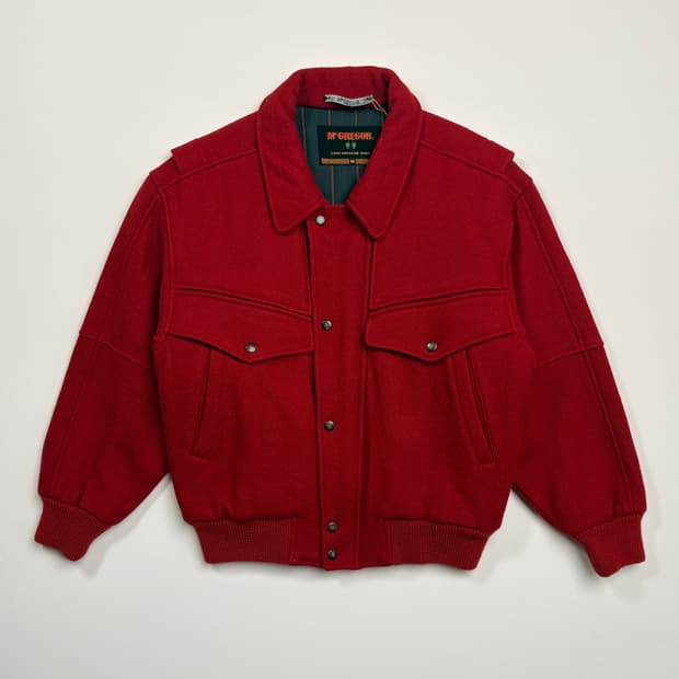 [M] 90s Mcgregor varsity jacket