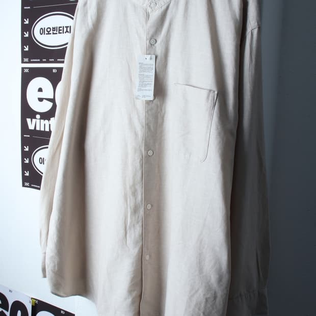 (4XL-5XL) 유니클로 셔츠 남방 새상품 빅사이즈 무지-H35239