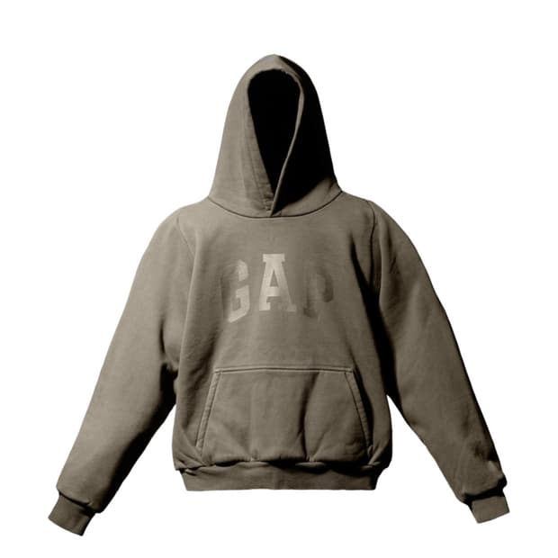 [XXL] 이지 갭 도브 슈렁큰 후드 베이지