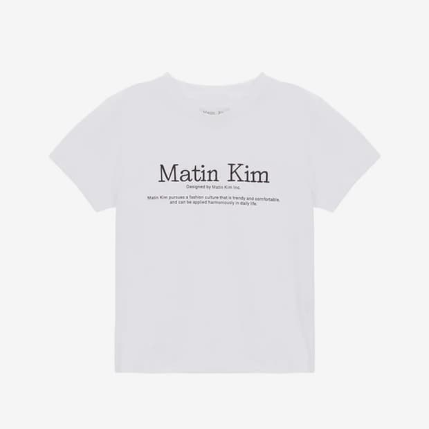 마뗑킴 크롭티 MATIN HERITAGE CROP TOP