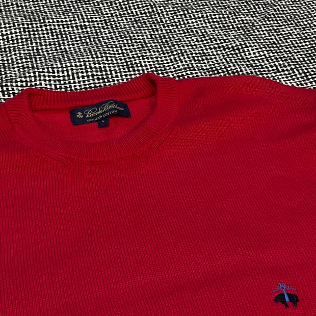 브룩스브라더스 수피마코튼 니트