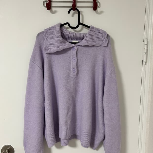 흐앤므 반집업 니트