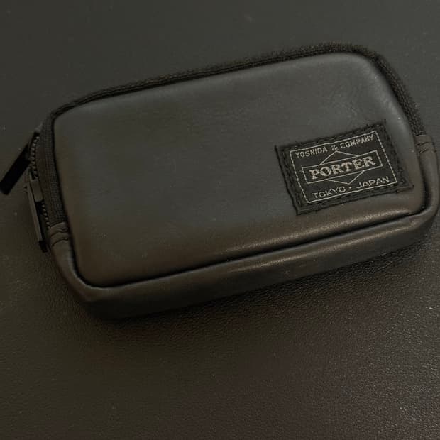 포터 코인 케이스 카드 지갑 레더