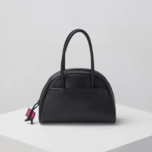 Leather bowling bag-deep sleep