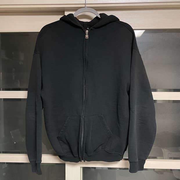 [L] 90s russell 러셀 후드집업 블랙