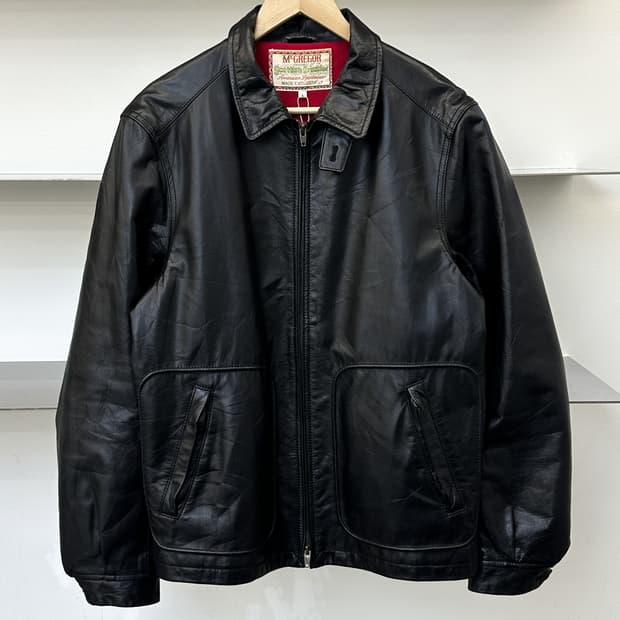 맥 그리거 스코티쉬 드리즐러 레더 자켓