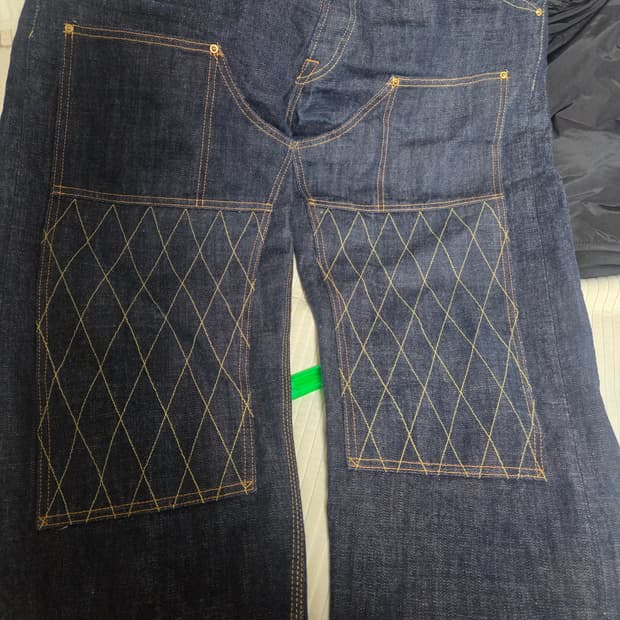 트로피클로딩 더블니 데님