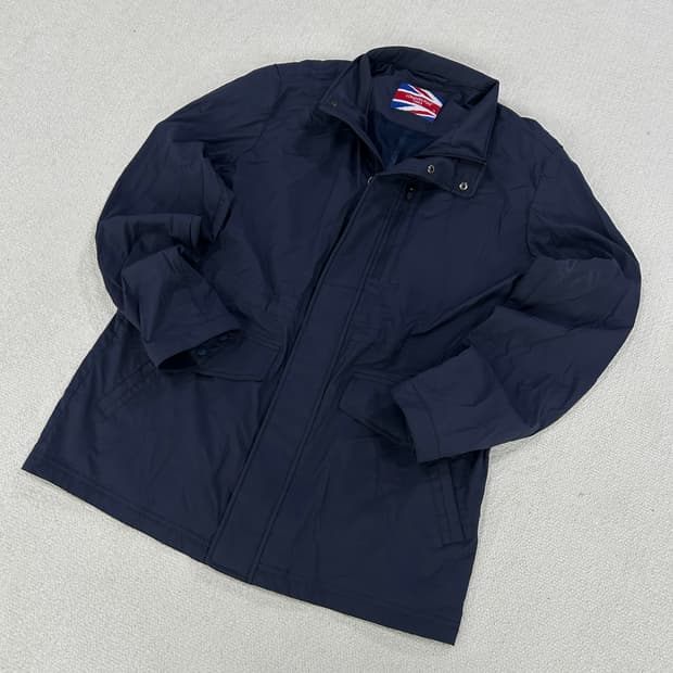 런던포그 네이비 남성 바람막이 자켓 100