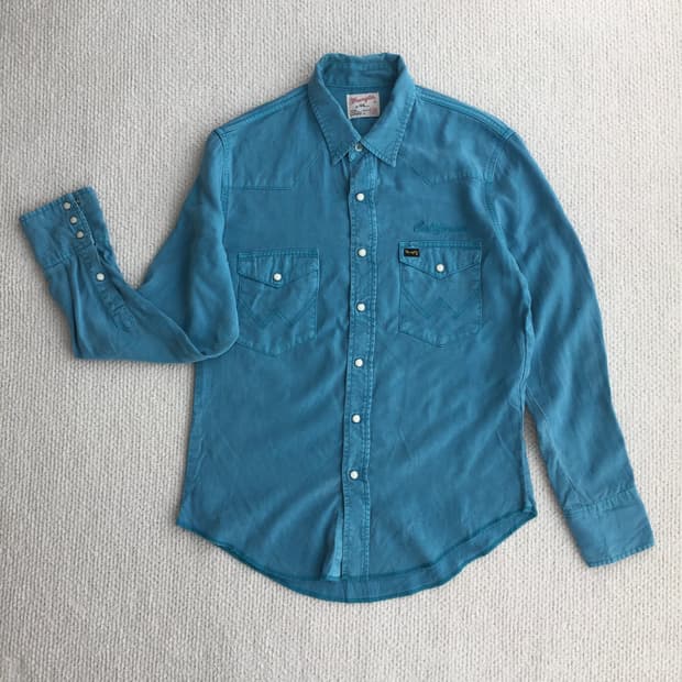빈티지 랭글러 웨스턴 셔츠