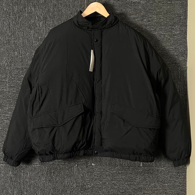 라퍼지스토어 프리미엄 덕다운 패딩 M 블랙