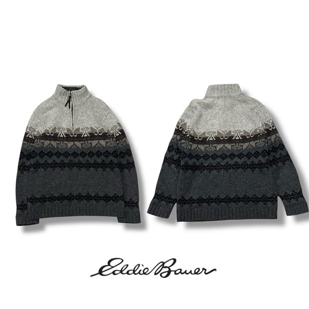 에디바우어 노르딕 반집업 램스울니트 s08391