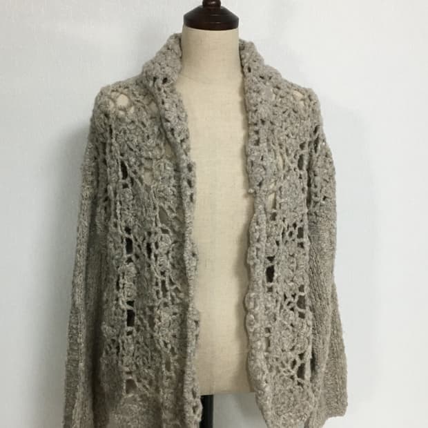 뜨개 니트 가디건