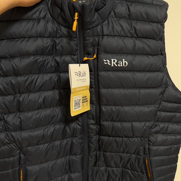 Rab 마이크로패딩 조끼 벨루가 L (us m)