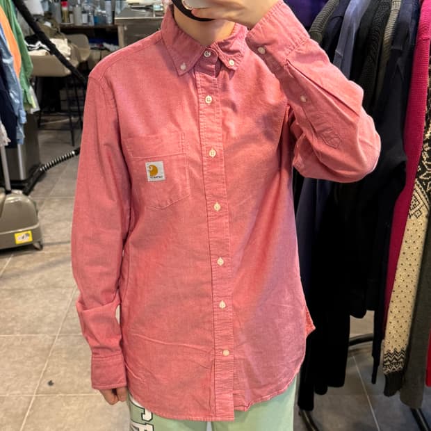 [NO.9] 칼하트 레드 긴팔셔츠