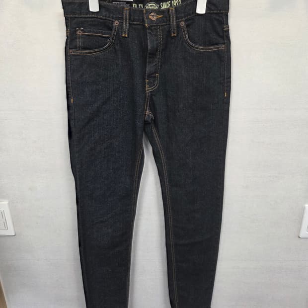 디키즈 5포켓 생지 데님팬츠 슬림핏 28