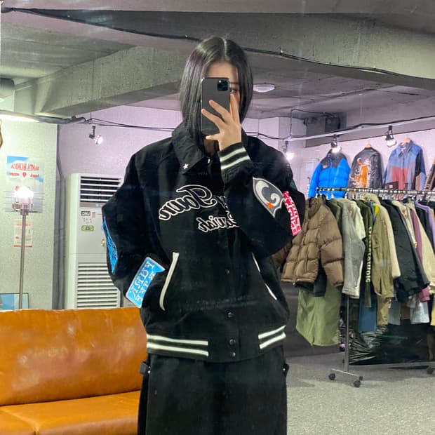 카비시 펑키 타운 블랙 봄버 자켓 B3971