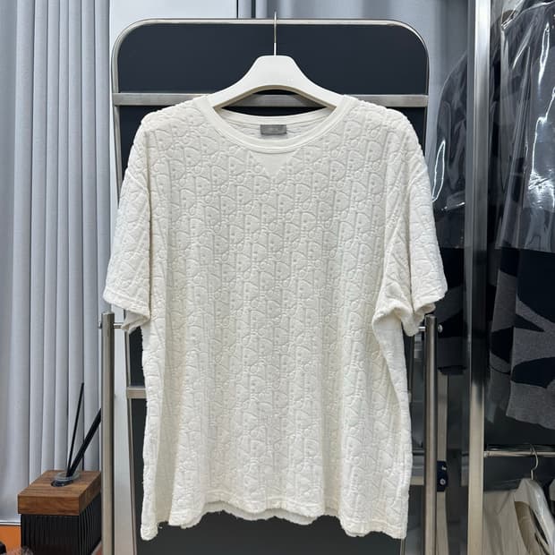 디올 오블리크 테리 반팔 XXL