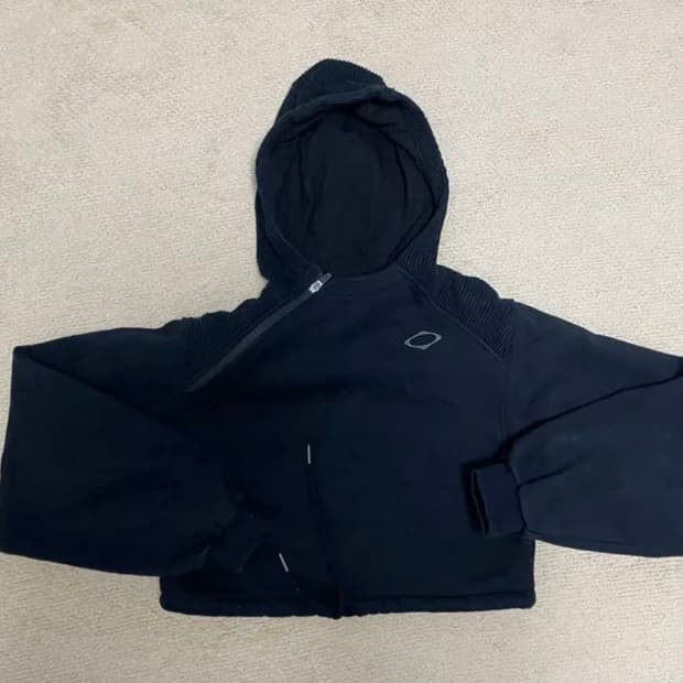 미스치프 크롭 후드티(M)