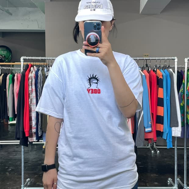 OBEY 프린팅 반팔 티셔츠(데드스탁)
