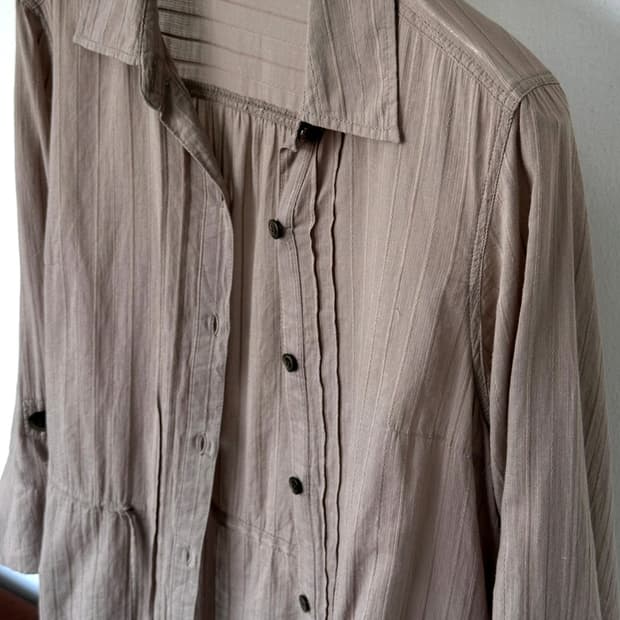 Light cotton stitch design loose shirt t