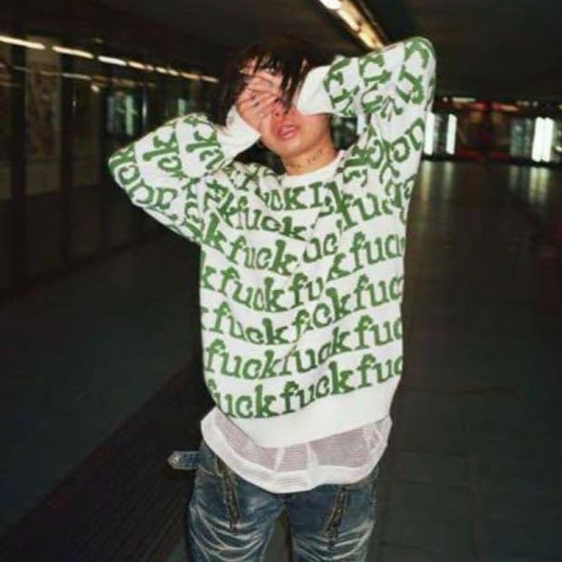 슈프림 니트 Supreme Fuck Sweater White - 22SS