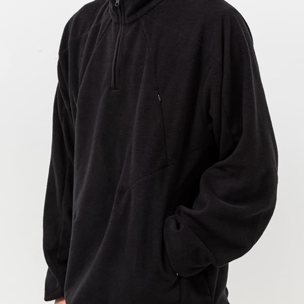 [S] Xlim EP.6 01 HALF ZIP-UP black