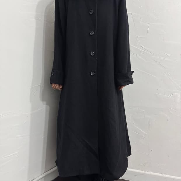버튼 울코트 made in Japan (모100)