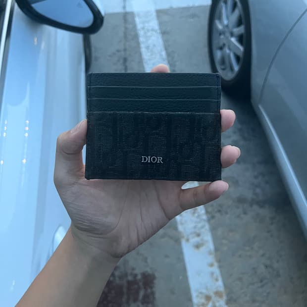 디올 오블리크 카드지갑