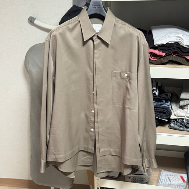 유스 레이어드 셔츠 L size