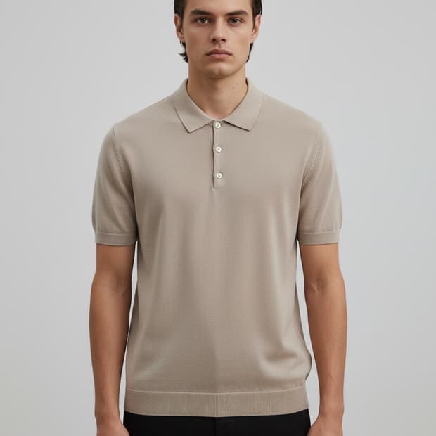 100/ 솔리드옴므 20SS 실크 니트 반팔