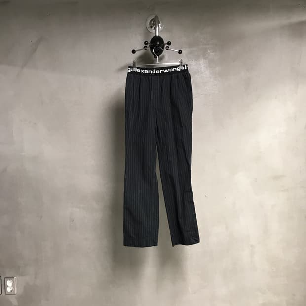 알렉산더 왕 스트라이프 밴딩 슬랙스 XS