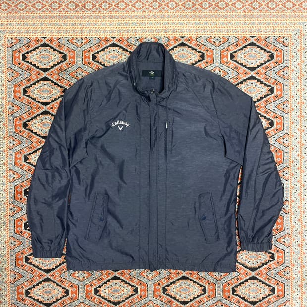 캘러웨이 네이비 바람막이 점퍼 남성L